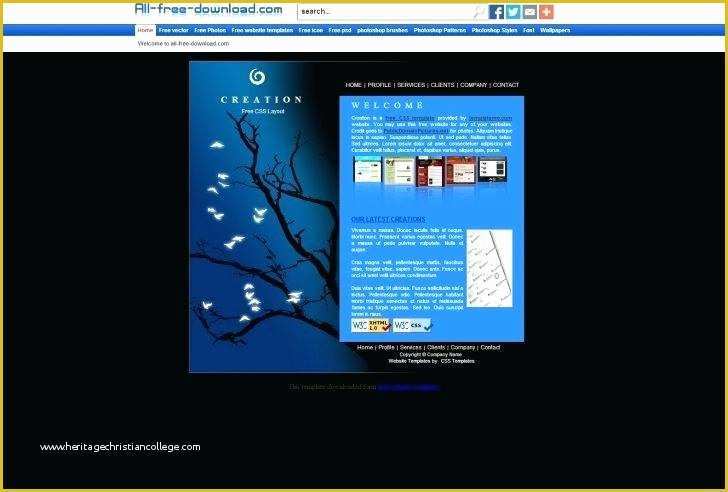 Basic Dreamweaver Templates Free Of Template Dreamweaver Free