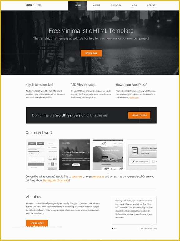 Basic HTML Website Templates Free Download Of 40 New and Responsive Free HTML Website Templates