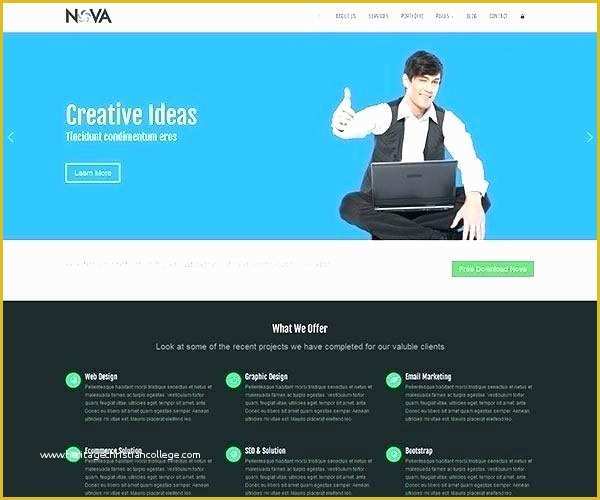Basic HTML Website Templates Free Download Of Simple HTML Template Example Cerulean Free Website