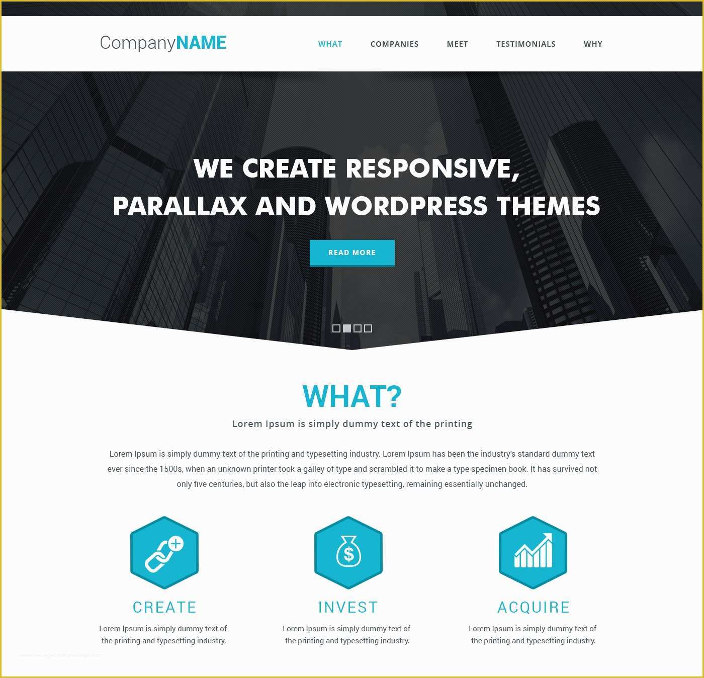 Basic HTML Website Templates Free Download Of Simple Parallax Website Template Free Psd Download