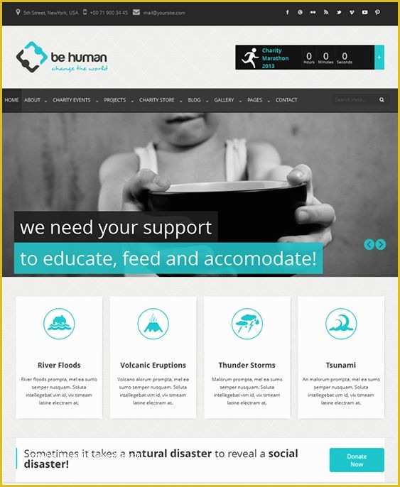 Basic HTML Website Templates Free Download Of This HTML5 and Css3 Crowdfunding Website Template Offers
