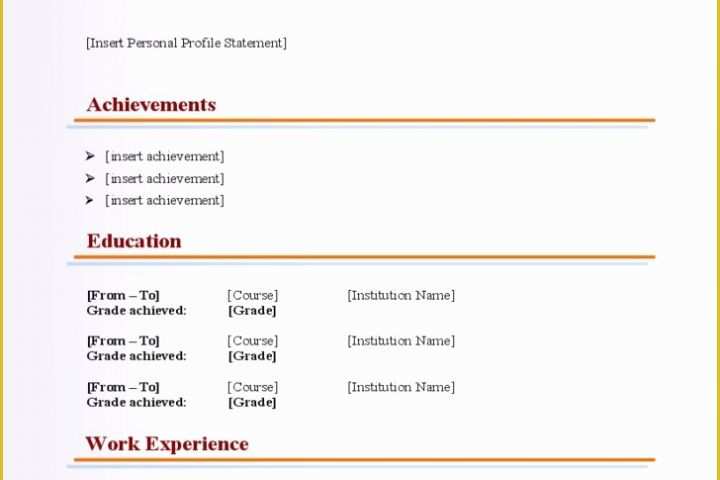 Basic Resume Template Download Free Of Basic Resume Templates and Basic Blank Cv Resume Template