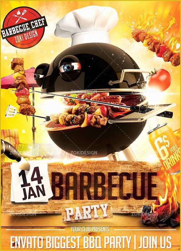Bbq Flyer Template Free Of 20 Bbq Flyer Templates – Free Word Pdf Psd Eps