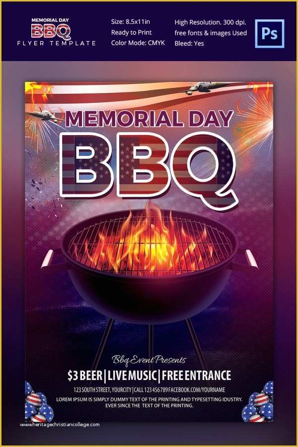 Bbq Flyer Template Free Of 25 Bbq Flyer Template Free Word Pdf Psd Eps