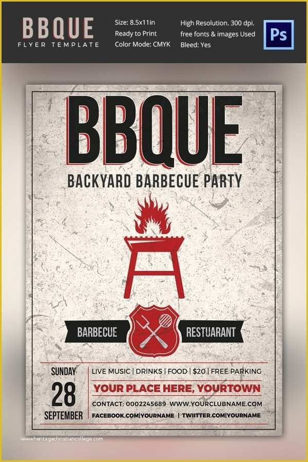 Bbq Flyer Template Free Of 28 Bbq Flyer Templates Free Word Pdf Psd Eps