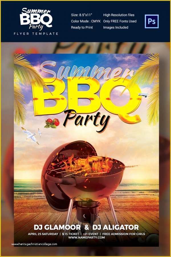 Bbq Flyer Template Free Of 28 Bbq Flyer Templates Free Word Pdf Psd Eps