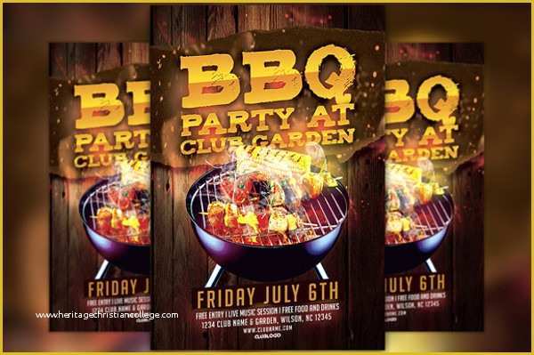 Bbq Flyer Template Free Of 31 Bbq Flyer Templates Psd Vector Eps Jpg Download