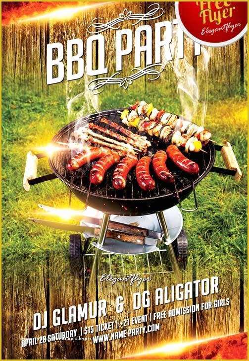 Bbq Flyer Template Free Of 7 Hot & Free Barbecue Bbq Flyers Templates