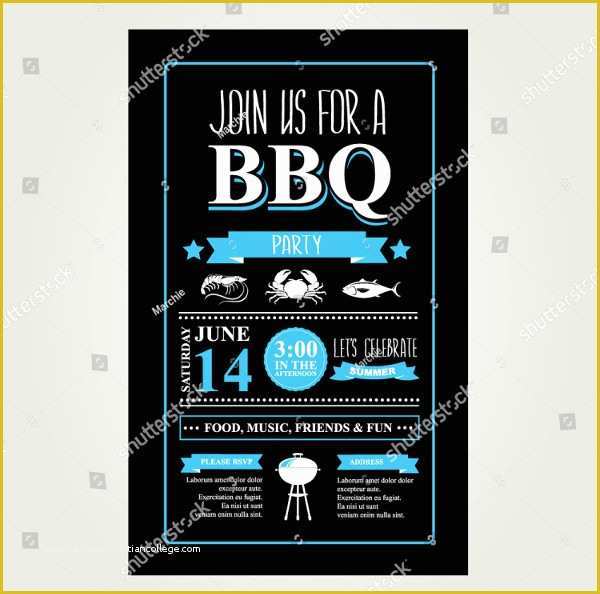 Bbq Menu Template Free Download Of 20 Bbq Party Invitation Templates Free & Premium Psd