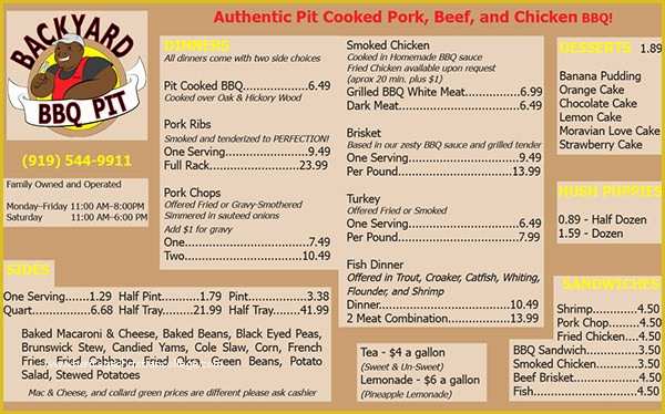 Bbq Menu Template Free Download Of 22 Printable Bbq Menu Templates Free &amp; Premium Download