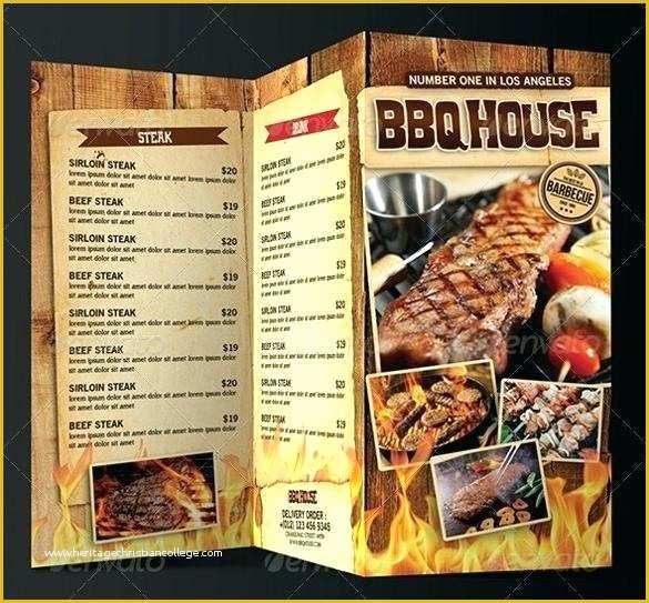 Bbq Menu Template Free Download Of Barbecue Party Invitation Template Menu Design Food Flyer