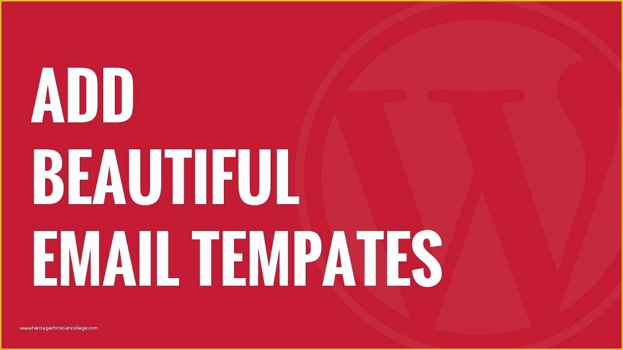 Beautiful Email Templates Free Of How to Add Beautiful Email Templates In Wordpress