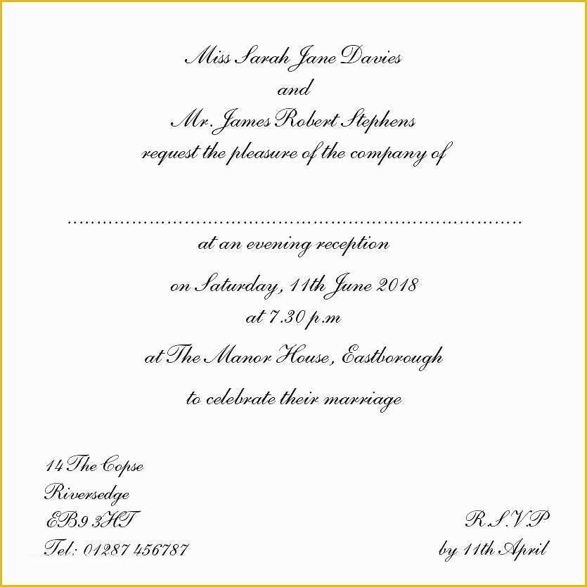Beautiful Email Templates Free Of Wedding Invitation Email Template
