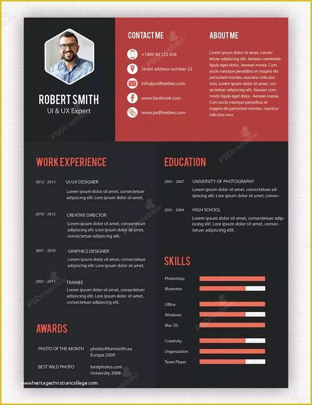 Beautiful Resume Templates Free Of 10 Creative Resume Free Psd Templates Phire Base