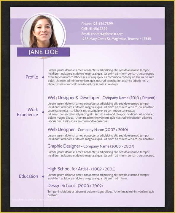 Beautiful Resume Templates Free Of 21 Stunning Creative Resume Templates