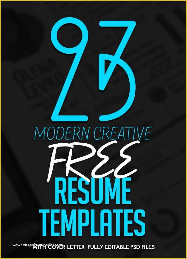 Beautiful Resume Templates Free Of 23 Free Creative Resume Templates with Cover Letter