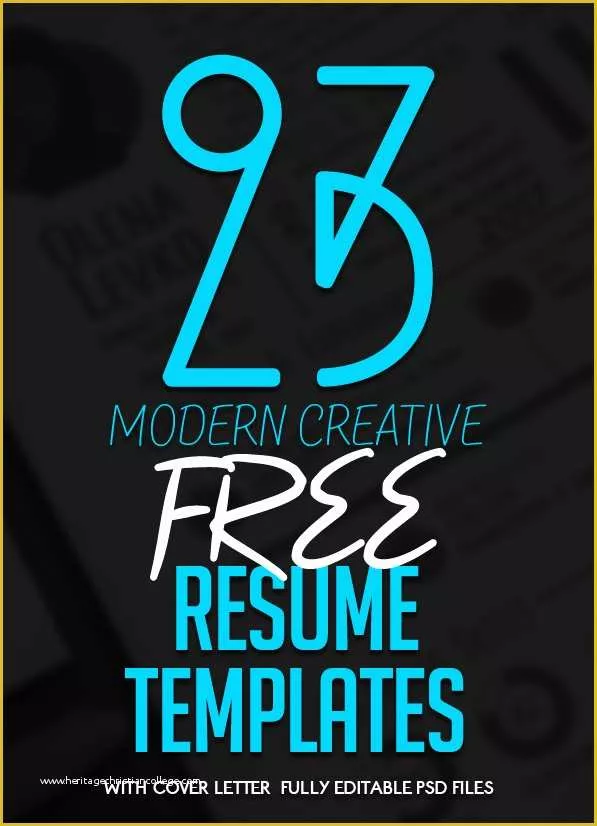 Beautiful Resume Templates Free Of 23 Free Creative Resume Templates with Cover Letter