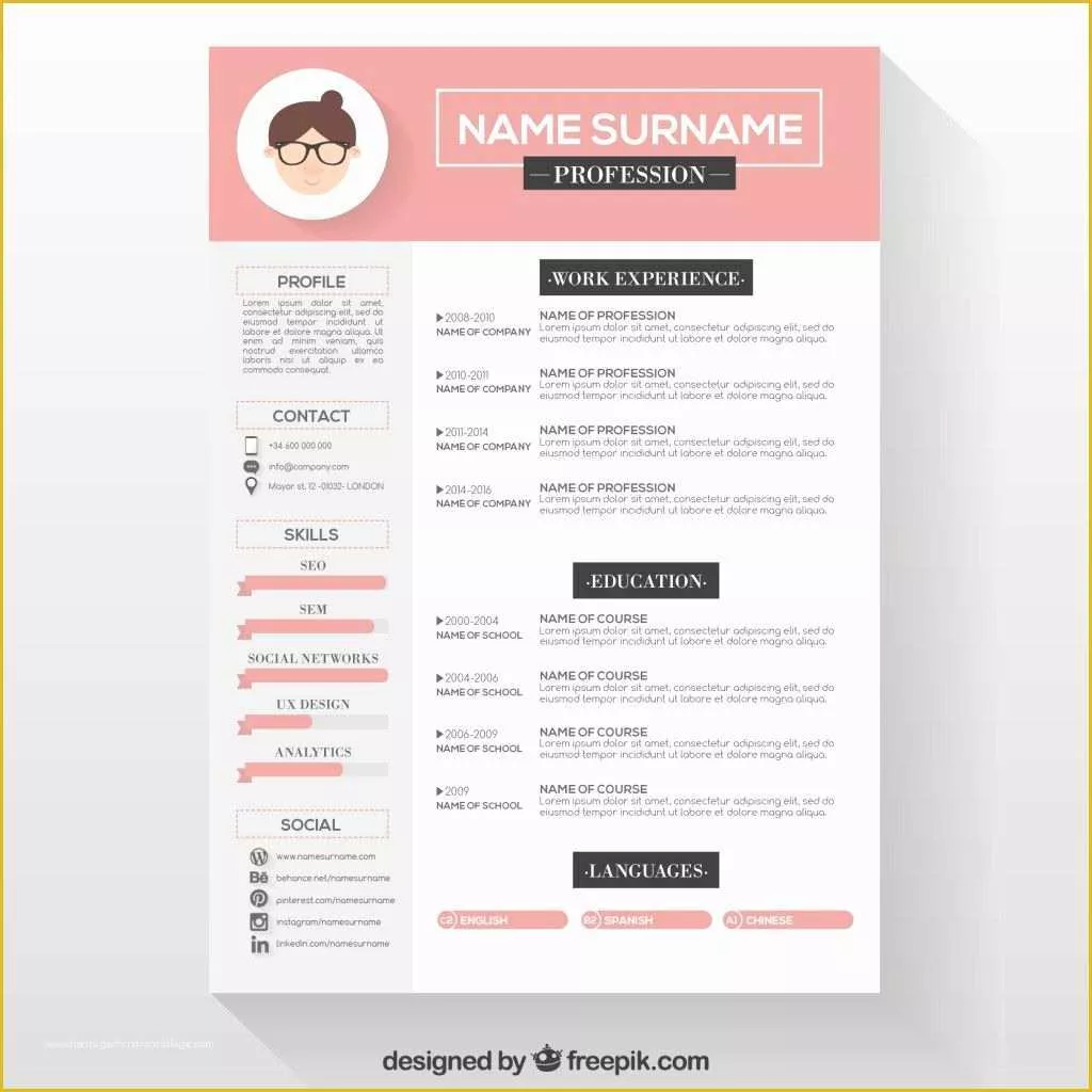 Beautiful Resume Templates Free Of Editable Cv format Psd File