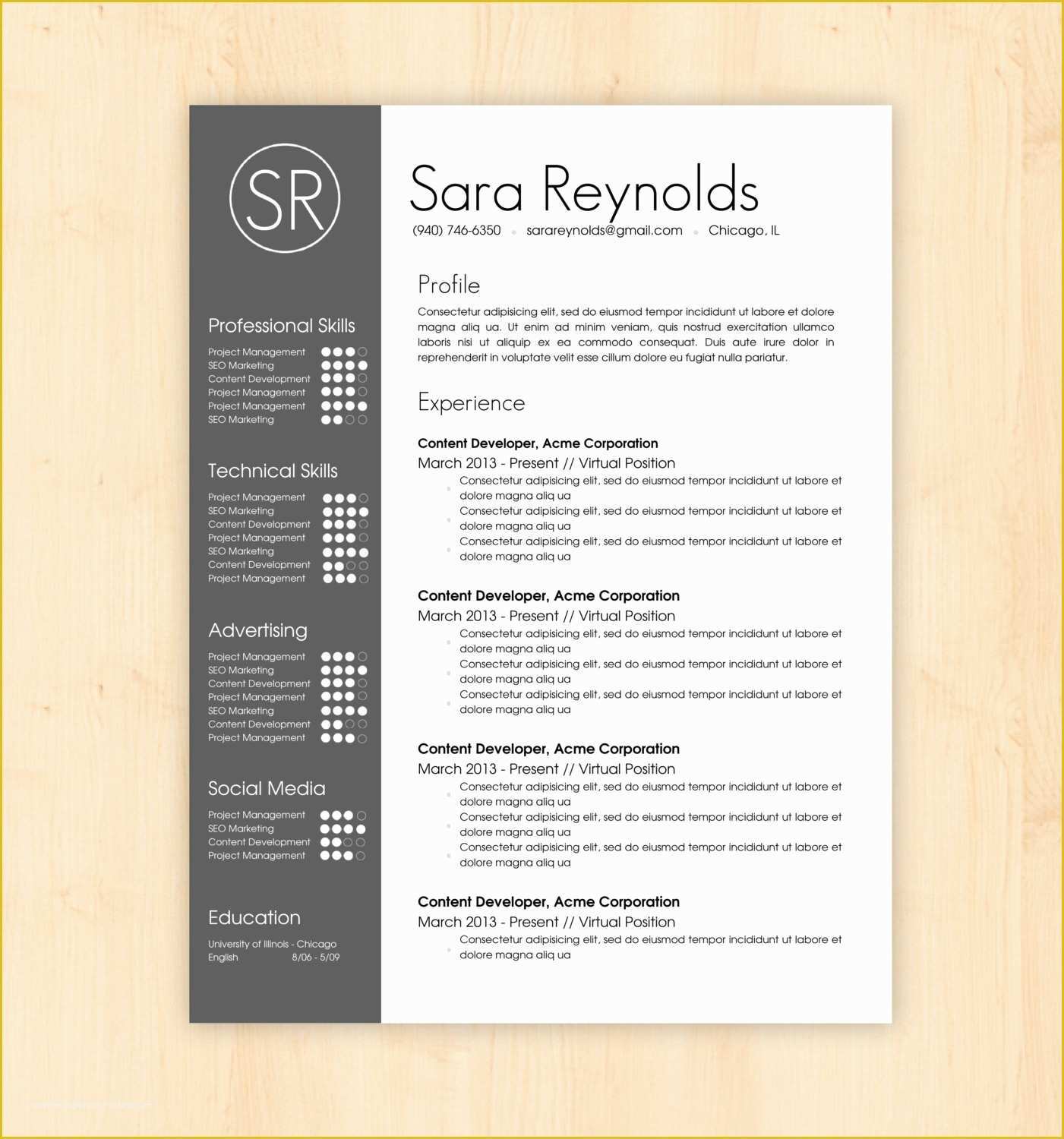 Beautiful Resume Templates Free Of Unique Resume formats