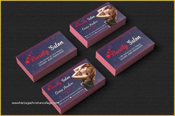 Beauty Business Cards Templates Free Of 31 Salon Business Card Templates Psd Word Ai