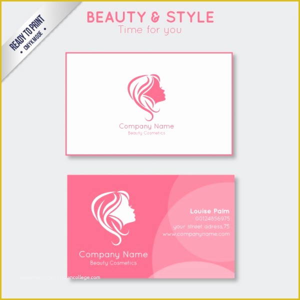 Beauty Business Cards Templates Free Of 40 Beauty Business Card Templates Free Design Ideas