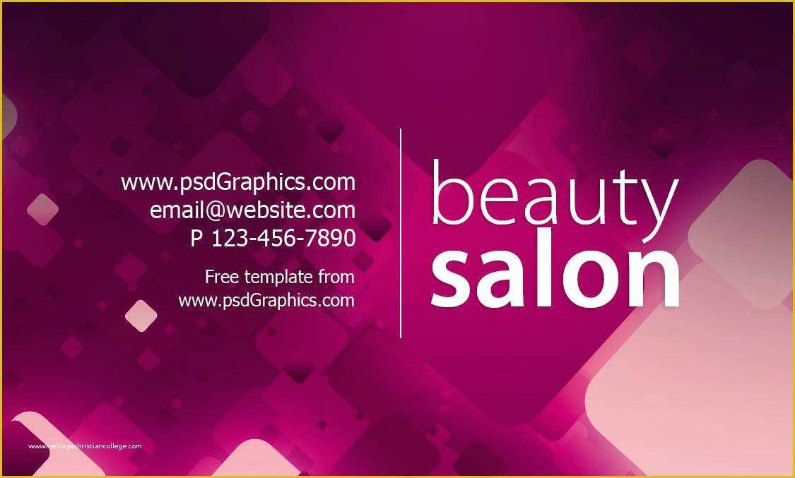 Beauty Business Cards Templates Free Of Beautiful Business Card Psd Templates for Free Download