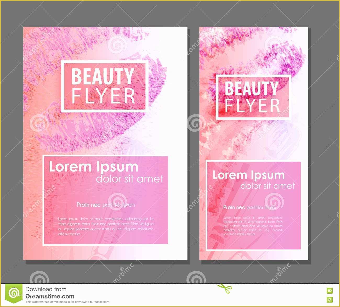 Beauty Business Cards Templates Free Of Beauty Business Card Stock Vector Image