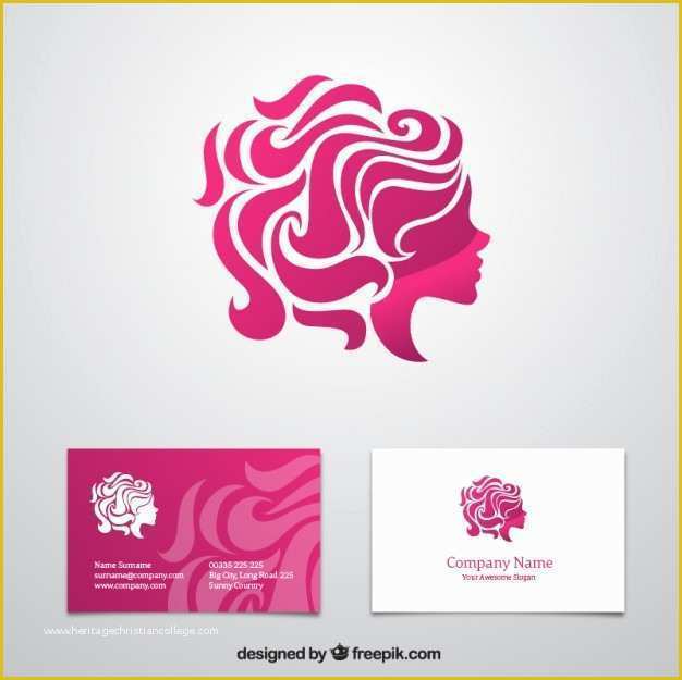 Beauty Business Cards Templates Free Of Beauty Business Card Vector