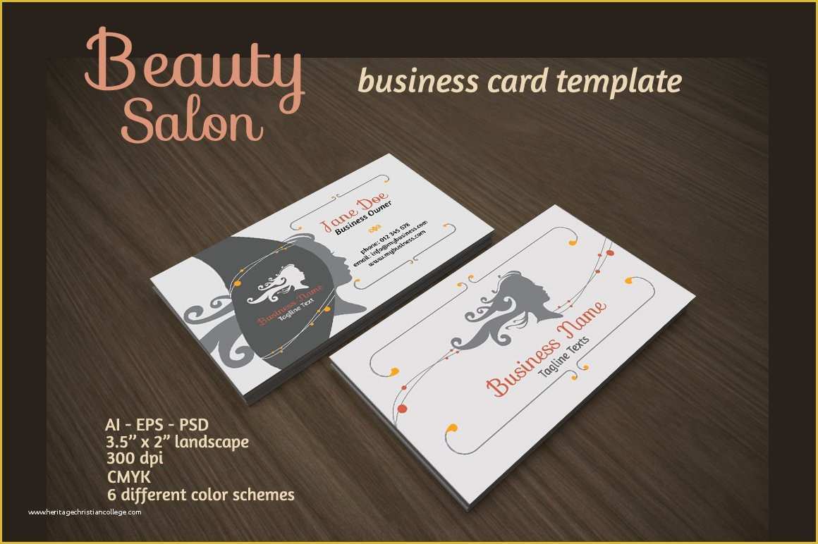Beauty Business Cards Templates Free Of Beauty Salon Business Card Business Card Templates