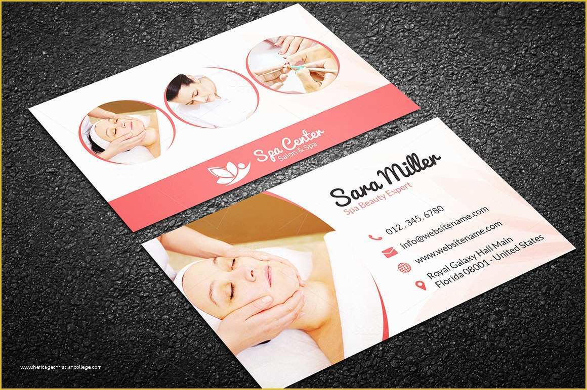 Beauty Business Cards Templates Free Of Beauty Salon Spa Business Card 41 Business Card
