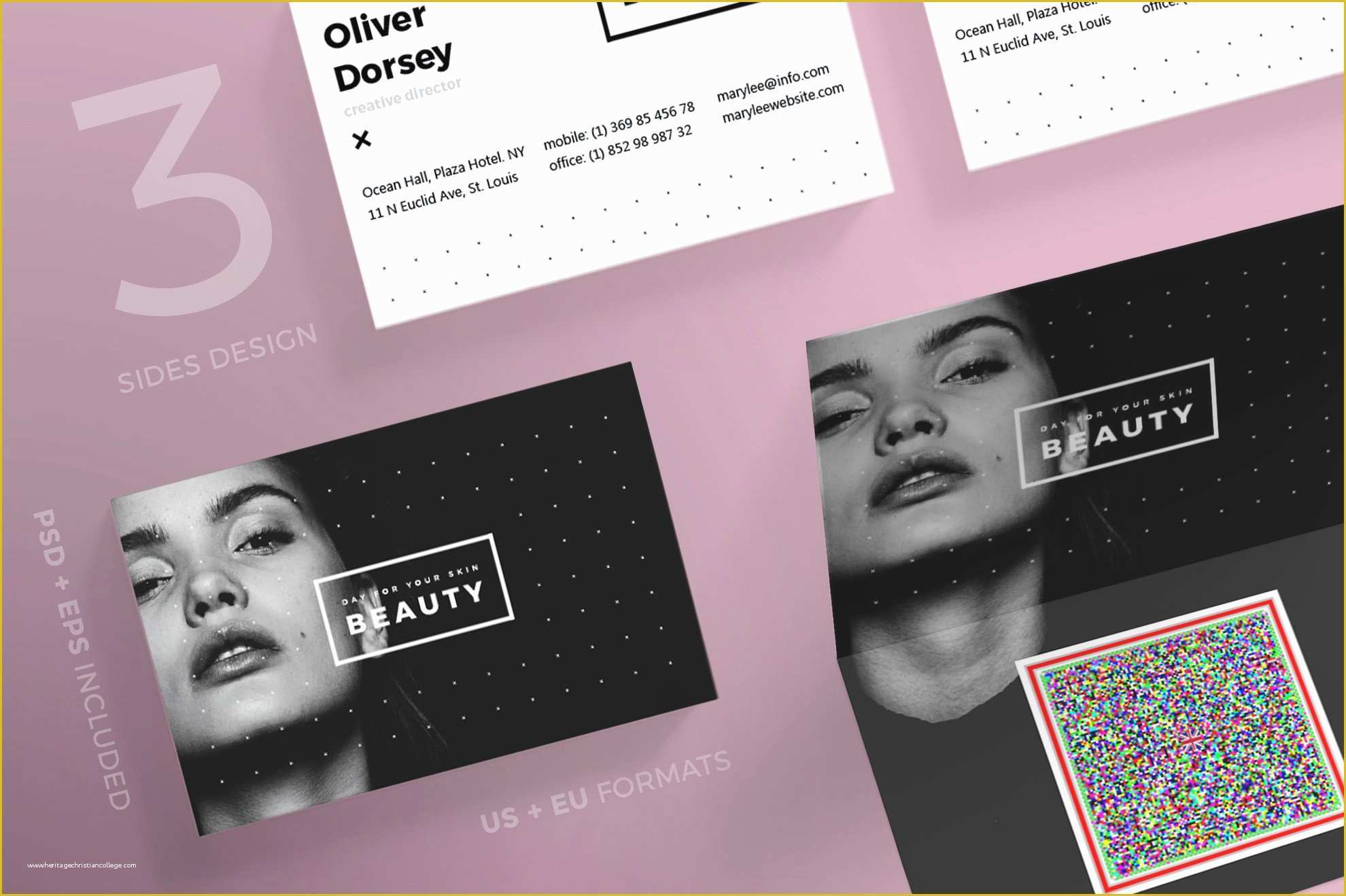 Beauty Business Cards Templates Free Of Business Cards