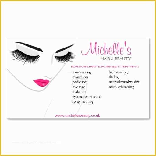 Beauty Business Cards Templates Free Of Hair & Beauty Salon Business Card Design at Zazzle