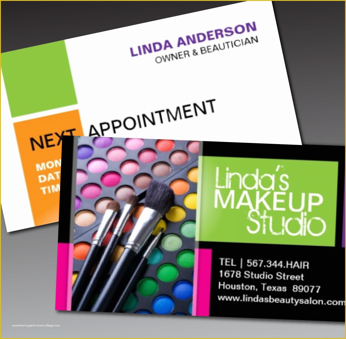 Beauty Business Cards Templates Free Of Stylish Beauty Salon Business Card Template