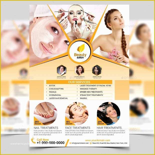 Beauty Flyers Templates Free Of 25 Beauty Salon Flyer Templates and Designs Ai Psd