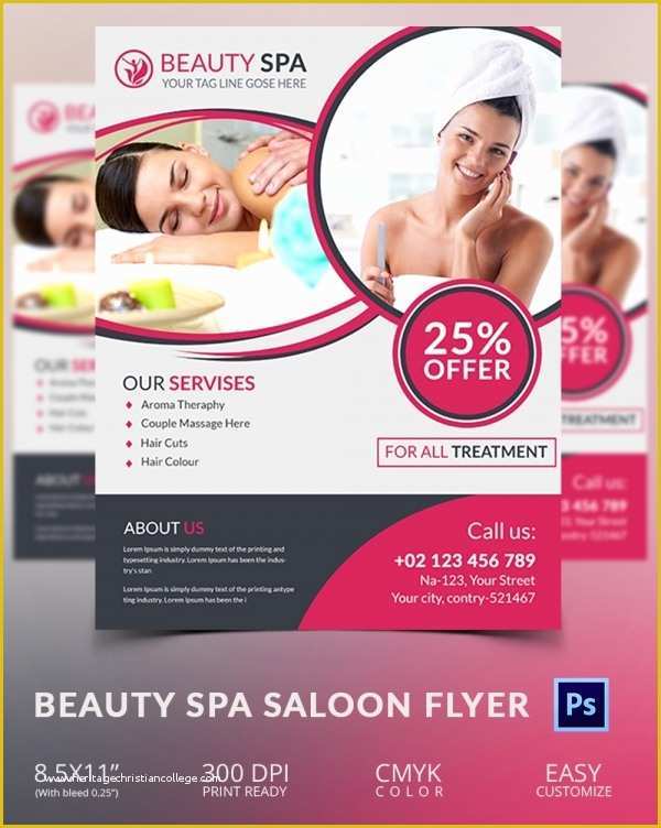 Beauty Flyers Templates Free Of 66 Beauty Salon Flyer Templates Free Psd Eps Ai