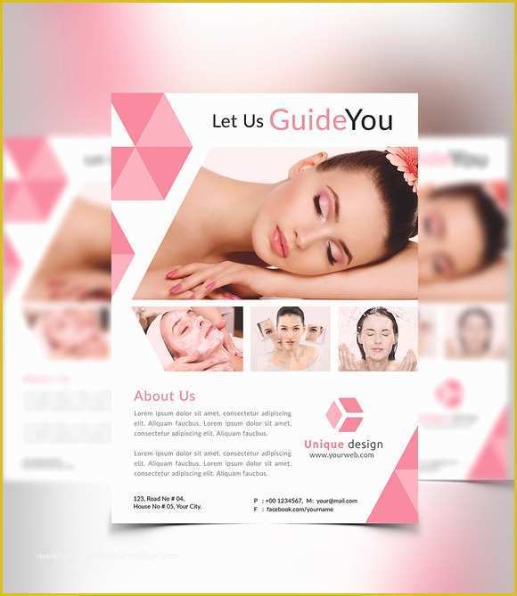 Beauty Flyers Templates Free Of Beauty & Spa Flyer Flyer Templates On Creative Market