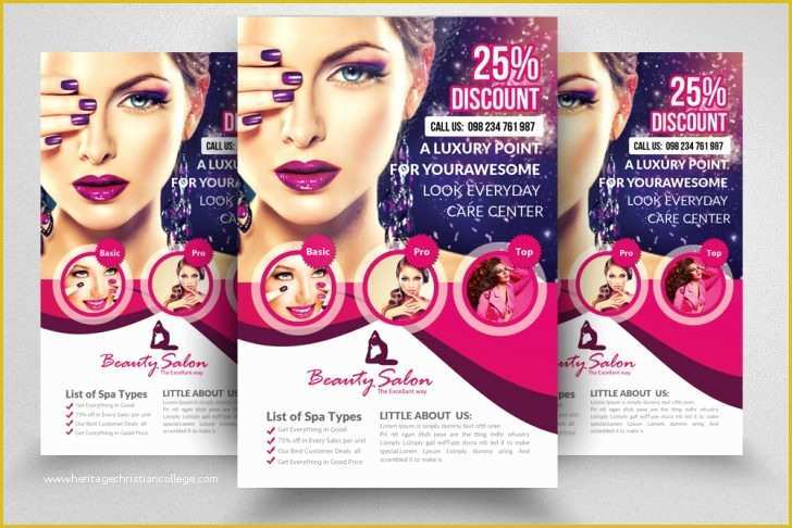 Beauty Flyers Templates Free Of Beauty Flyers Templates Free