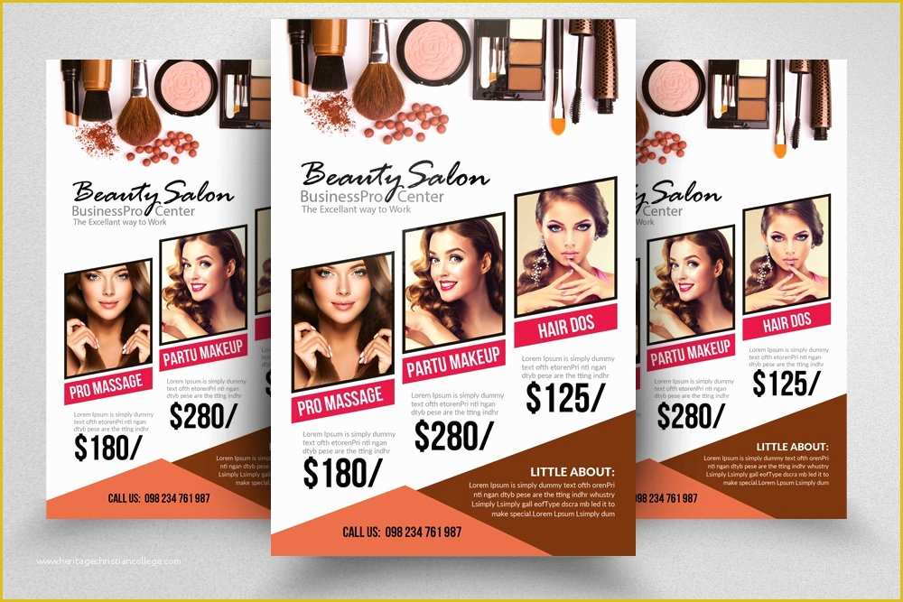 Beauty Flyers Templates Free Of Beauty Salon Flyer Template Flyer Templates Creative