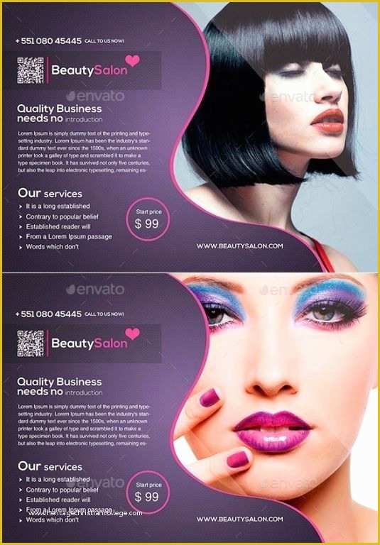 Beauty Flyers Templates Free Of Beauty Salon Flyer Templates Psd Free Download – ifa
