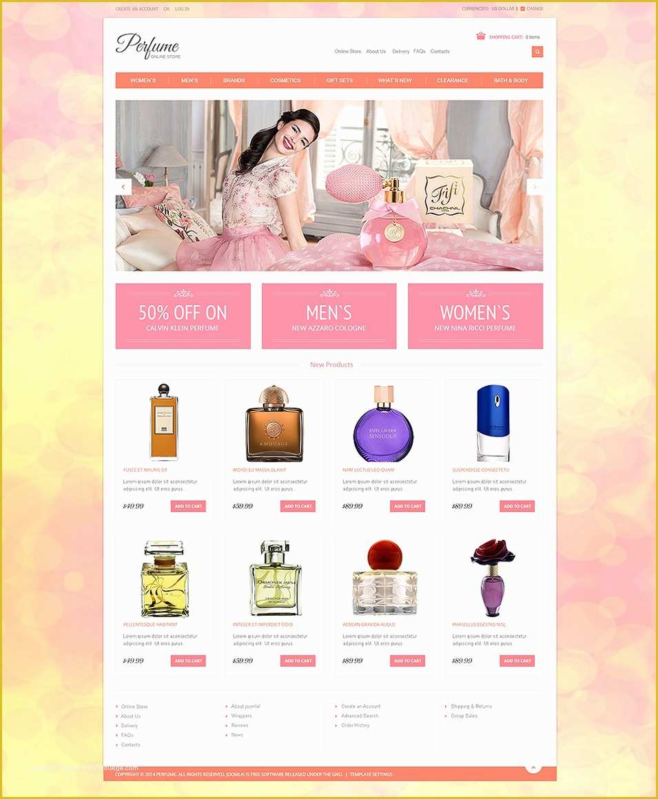 Beauty Products Website Templates Free Download Of 16 Beautiful Beauty Virtuemart Templates