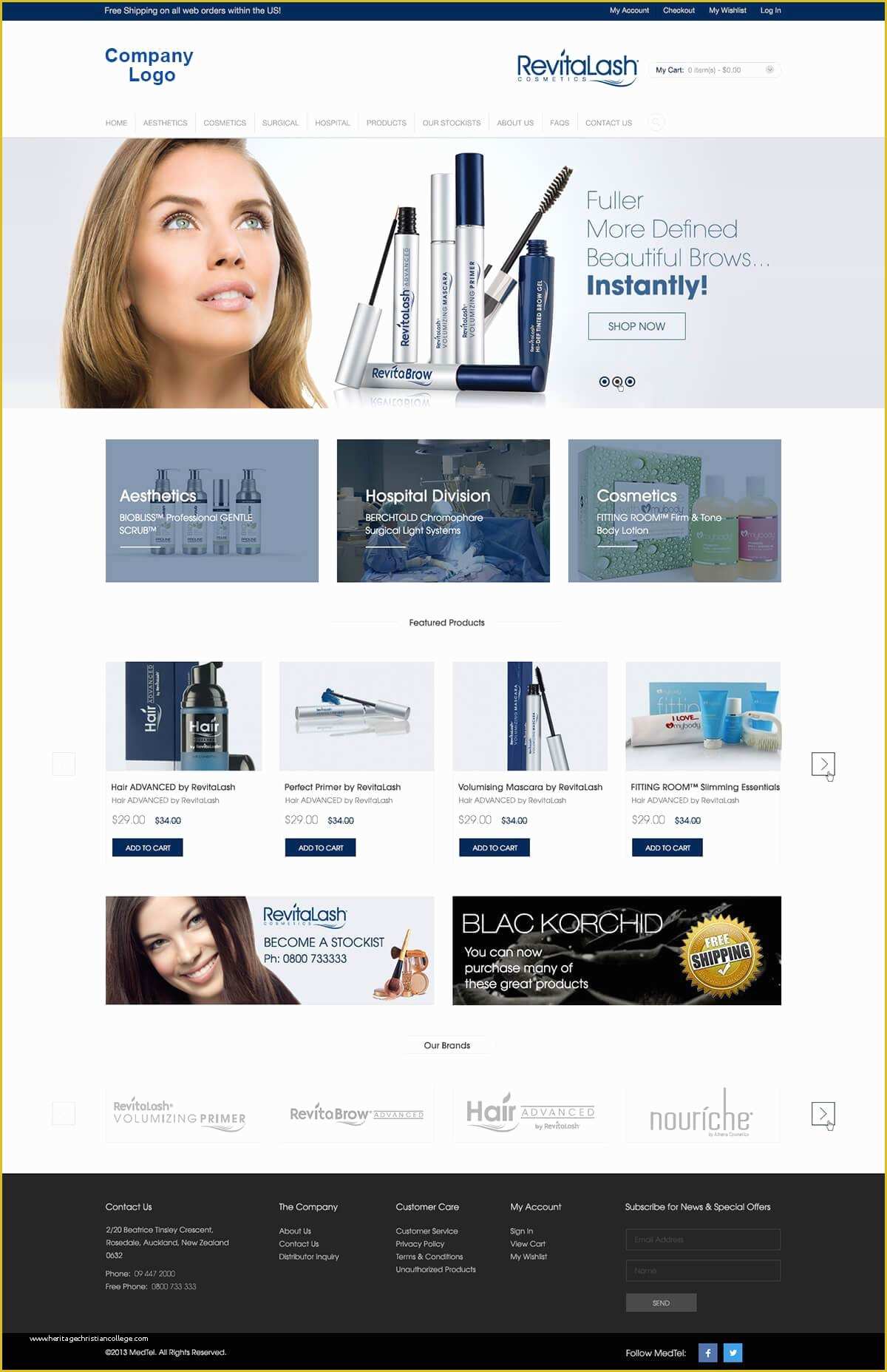Beauty Products Website Templates Free Download Of Cosmetics and Beauty Website Templates