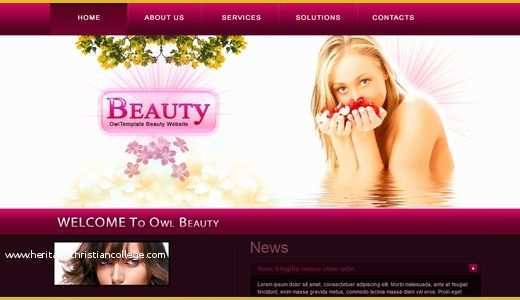 Beauty Products Website Templates Free Download Of Fashion Health and Beauty Website by Owltemplates