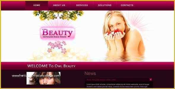 Beauty Products Website Templates Free Download Of Fashion Health and Beauty Website by Owltemplates