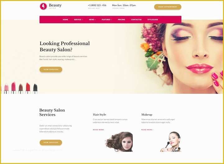 Beauty Products Website Templates Free Download Of Free Website Template Ease Template