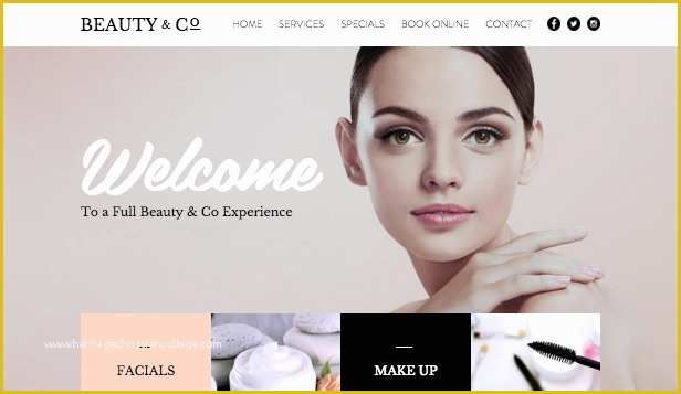 Beauty Products Website Templates Free Download Of Hair & Beauty Website Templates Fashion & Beauty