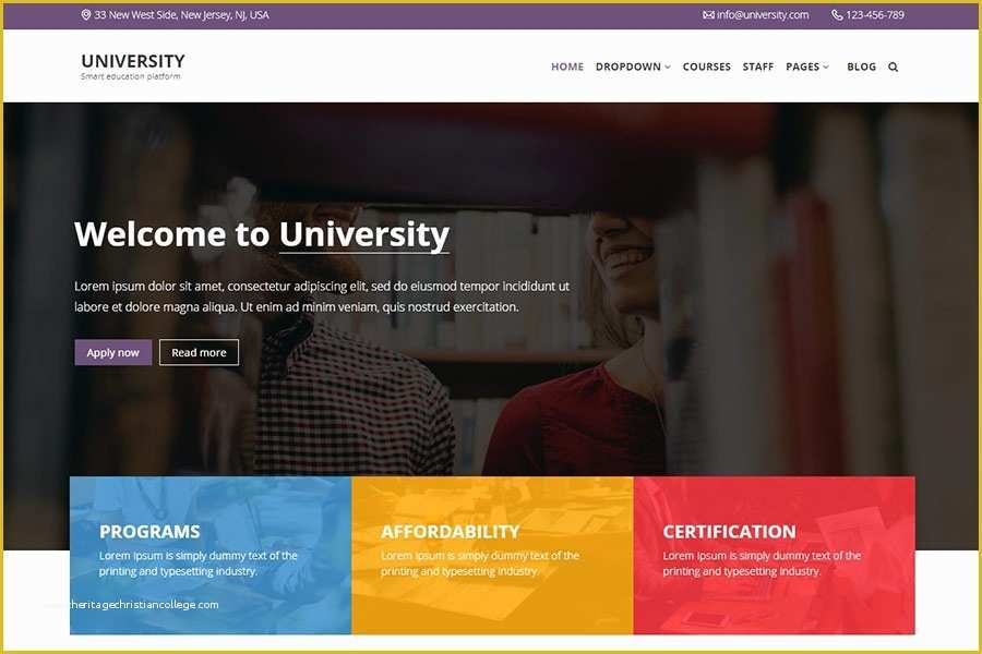 Beauty Products Website Templates Free Download Of University Bootstrap 4 Education Template Sass sources