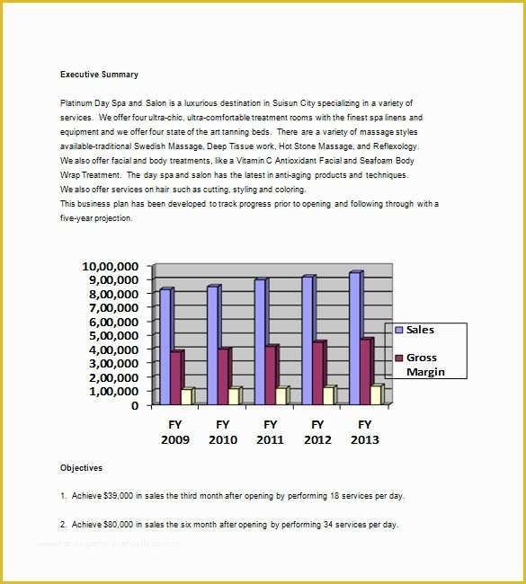Beauty Salon Business Plan Template Free Of 12 Spa &amp; Salon Business Plan Templates Google Docs Ms