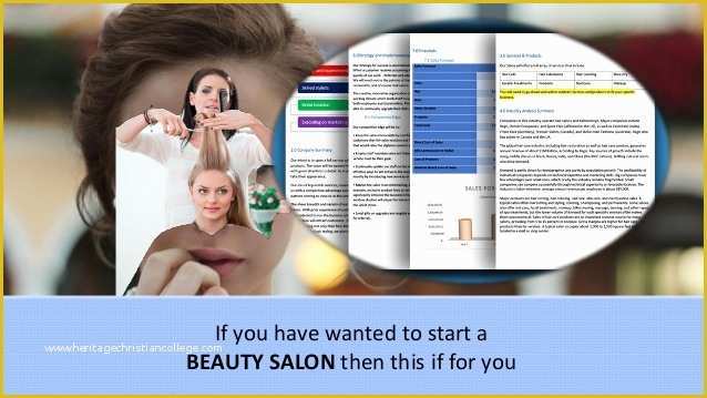 Beauty Salon Business Plan Template Free Of Beauty Salon Business Plan Template