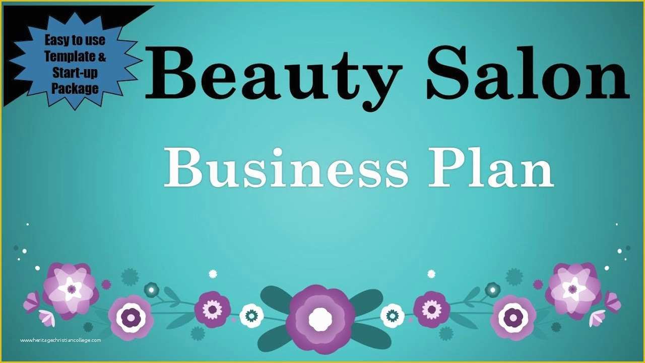 Beauty Salon Business Plan Template Free Of Beauty Salon Business Plan Template with Example
