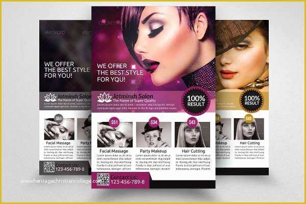 Beauty Salon Flyer Templates Free Download Of 16 Spa Flyers Printable Psd Ai Vector Eps format